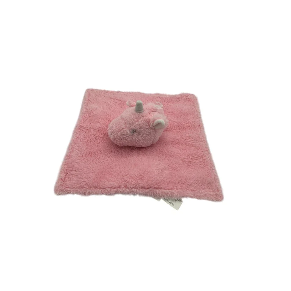 Pink‎ Unicorn Lovey Plush Baby Security Blanket Parents Choice Brand